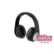 Genius HS-935BT összehajtható fekete mikrofonos bluetooth fejhallgató