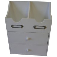 TÁROLÓ 2 FIÓKOS (14AC006) 21,5X9X29CM MOREFOUND *R:296697* Outlet