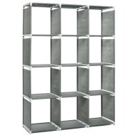 QUICK TEC POLC 3X4 REKESZ ANTRACIT 109X148X36CM Outlet