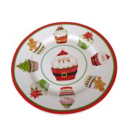 KARÁCSONYI KISTÁNYÉR 17,5CM MUFFINOS, PORCELÁN Outlet