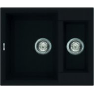Easy 150 G40 Full Black gránit mosogatótálca, 1 medence gyümölcsmosóval