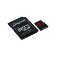Kingston 64GB microSD CanvasR U3 memória kártya adapterrel