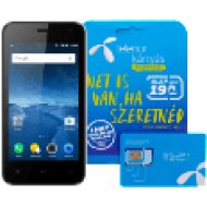 Pure Micro fehér kártyafüggő okostelefon + Telenor Expressz kártya