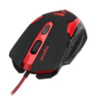 XITO vezetékes Gaming Egér, fekete-piros  (SL680009BKRD)