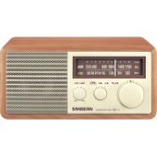WR-11 WAL FM / AM klasszikus fa dobozos asztali rádió (dió)