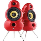 Smallpod 2 utas bass reflex hangsugárzó pár, piros
