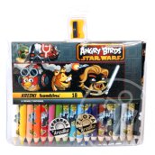 Angry Birds Jumbo 18db-os színes ceruza szett hegyezővel