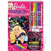 Barbie bársony színezhető poszter szett - Fashion Angels