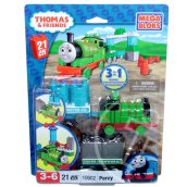 Thomas: Mega Bloks mozdonyok - Percy vonatkocsikkal