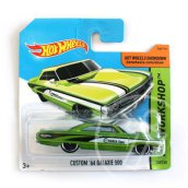 Hot Wheels: Custom ''64 Ford Galaxie 500 kisautó 1/64 zöld - Mattel