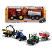 Dickie Toys: Farm traktor utánfutóval 42cm-es 3 változatban - Simba Toys