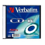 ÍRHATÓ CD VERBATIM CD-R80 (52X) SLIM (HOL)