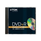 TDK DVD+R85DLEC Double-Layer 8x