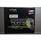 TDK DVD+RW47EC 4x újraírható DVD