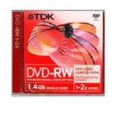 TDK DVD-RW14 DVD 8cm mini újraírható DVD