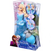 Jégvarázs Royal Color Színváltós Elsa baba - Mattel