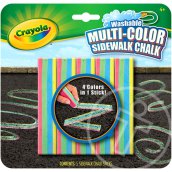 Crayola: Többszínű aszfaltkréta 5 db-os készlet