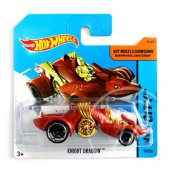 Hot Wheels: Knight Draggin'' kisautó 1/64 piros - Mattel