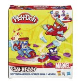 Play-Doh: Amerika kapitány és Pókember gyurmás készlet
