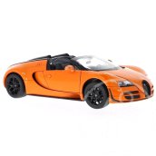 RC Bugatti Veyron Grand Sport Vitesse távirányítós autó 1/18 narancssárga - Mondo Motors