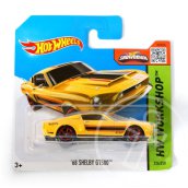 Hot Wheels: ''68 Shelby GT500 kisautó 1/64 sárga - Mattel