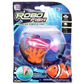 RoboFish elemes robothal korallal - rózsaszín