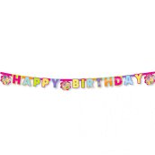 Csingiling "Happy Birthday" felirat dekoráció