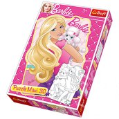 Barbie 30 db-os színezhető kétoldalas Maxi puzzle - Trefl