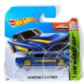 Hot Wheels: ''65 Mustang 2+2 Fastback kisautó 1/64 királykék - Mattel