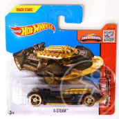 Hot Wheels: X-Steam fekete-arany kisautó 1/64 - Mattel