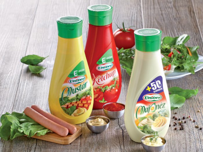 Univer mustár, ketchup vagy majonéz