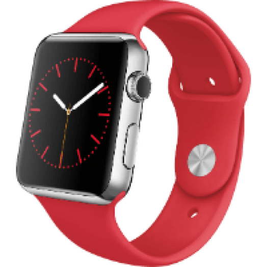 Watch 42 mm-es rozsdamentes acélból készült tok sportszíjjal (mlle2hc/a)