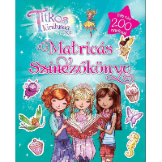 Titkos királyság matricás színezőkönyv