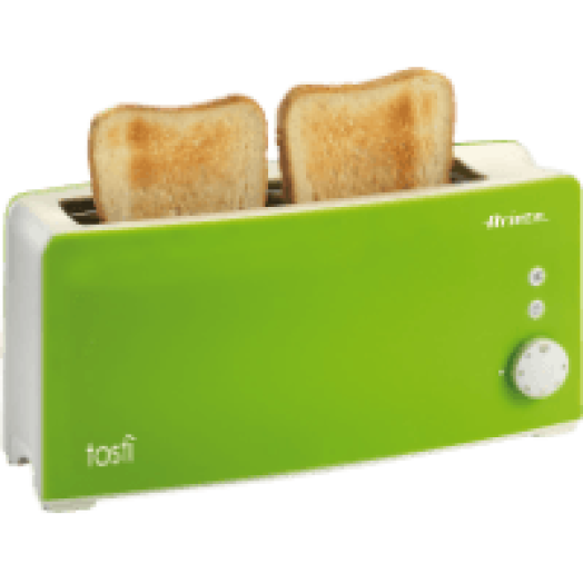 127-TOSTÍ LONG kenyérpirító, zöld