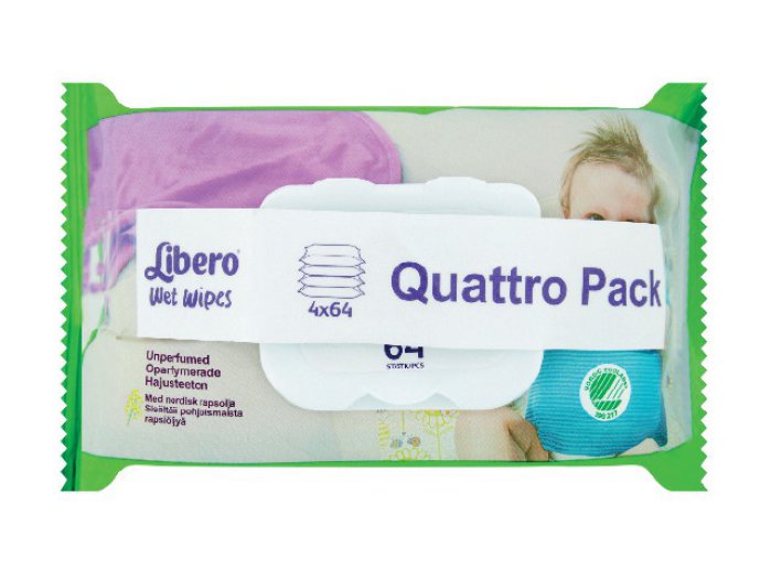Libero Prémium babatörlő kendő quattropack
