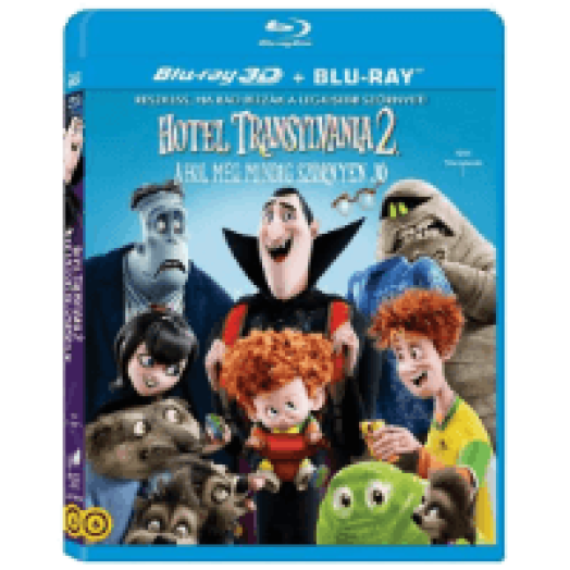 Hotel Transylvania 2. - Ahol még mindig szörnyen jó 3D Blu-ray+Blu-ray