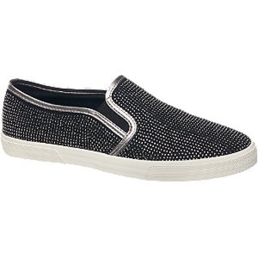 Strasszos slip on