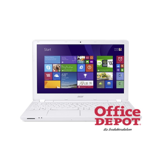 Acer Aspire V3-572G-32Y2 15,6"/Intel Core i3-4005U 1,7GHz/4GB/500GB/DVD író/Win10/fehér notebook
