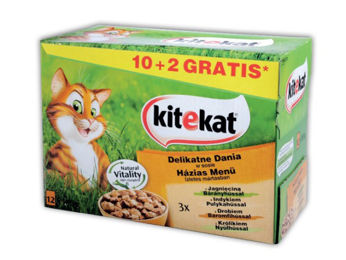 Kitekat alutasakos macskaeledel multipack