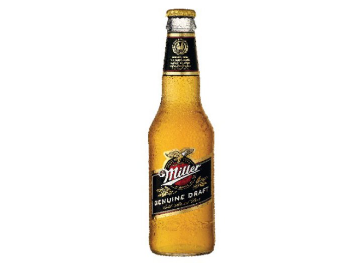 Miller Genuine Draft üveges sör