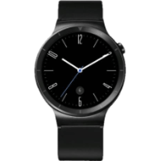 Watch W1 fekete bőrszíj