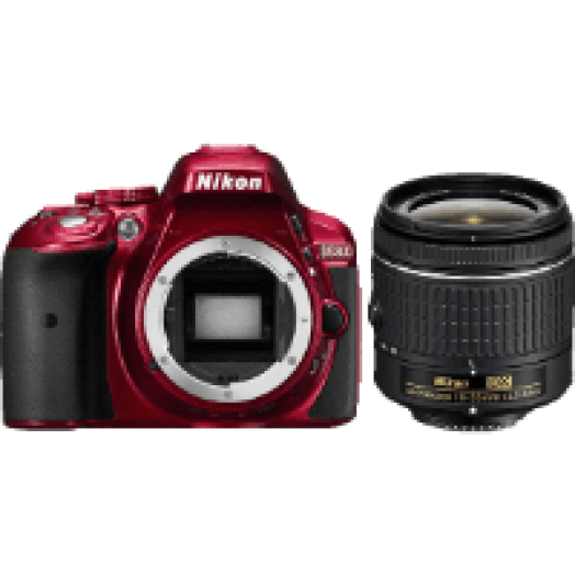 D5300 + AF-P 18-55 VR Kit vörös