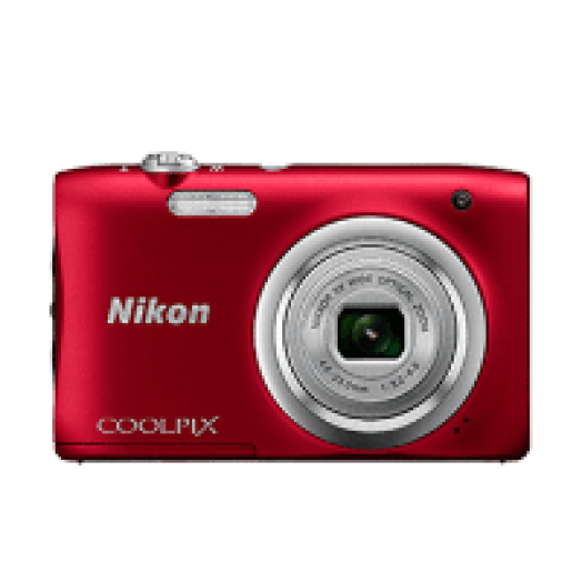Coolpix A100 vörös digitális fényképezőgép