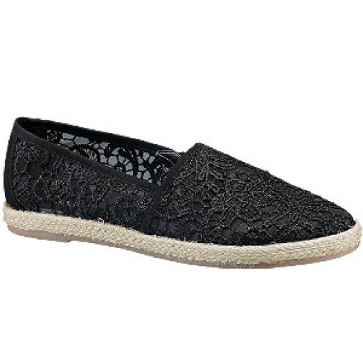 Csipke mintás espadrilles