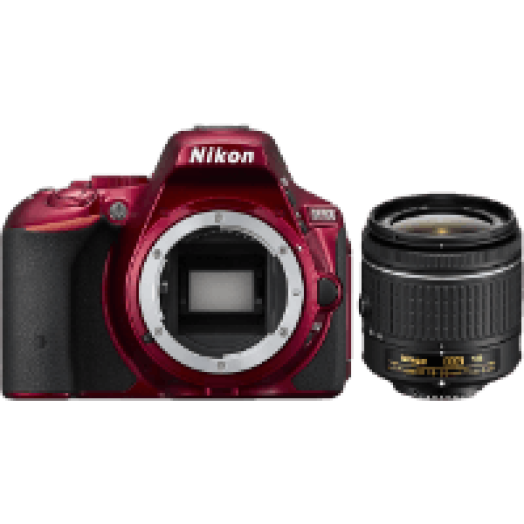 D5500 + AF-P 18-55 VR Kit vörös