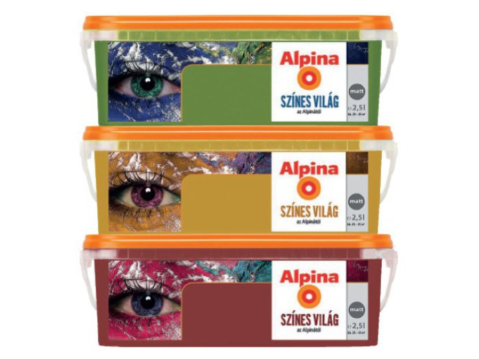 Alpina Revolution színes falfesték