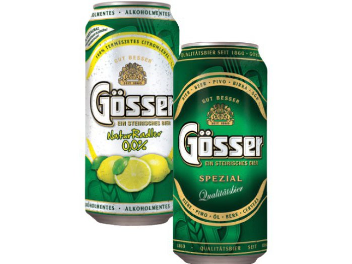 Gösser dobozos sör