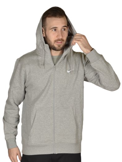NIKE CLUB FZ HOODY-SWOOSH