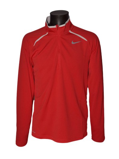 HALF-ZIP LONG SLEEVE TOP
