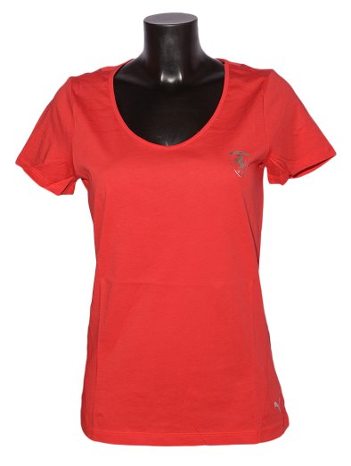 Ferrari Shield Tee rosso corsa